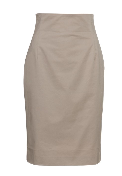 Pattern Pencil skirt with a high waist (Burda 2/2011, pattern number 107 B)