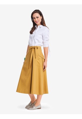 Pattern Midi skirt with a flared silhouette (Burda 2/2018, pattern number 6375 A)