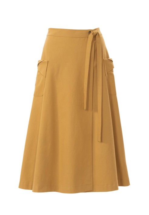 Pattern Midi skirt with a flared silhouette (Burda 2/2018, pattern number 6375 A)