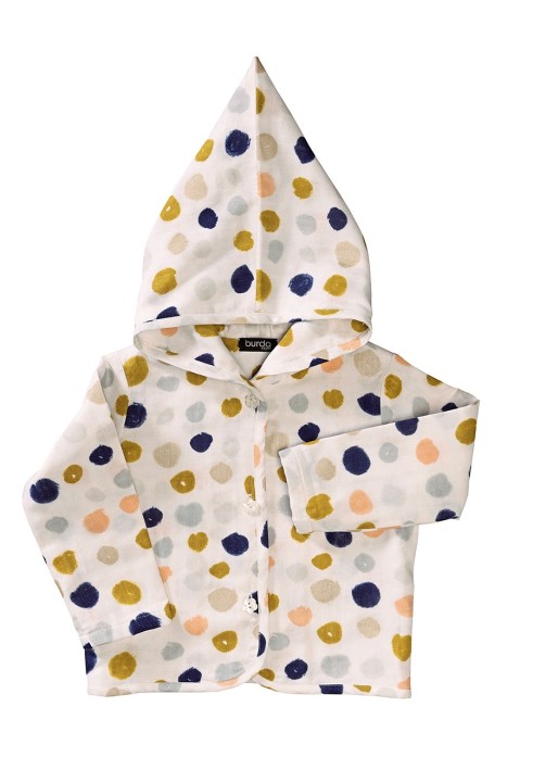 Pattern Straight cut jacket with a hood (Burda 2/2020, pattern no. 9289 B)