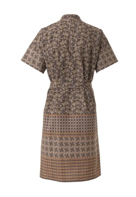 Pattern Shirt-cut dress with stand-up collar (Burda 4/2017, pattern number 112)