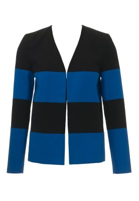 Pattern Jacket straight cut with a V-neckline (Burda 2/2012, pattern number 122)