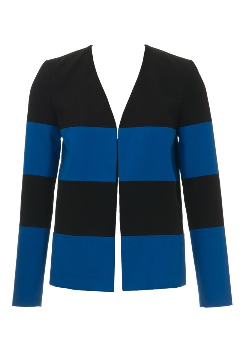 Pattern Jacket straight cut with a V-neckline (Burda 2/2012, pattern number 122)