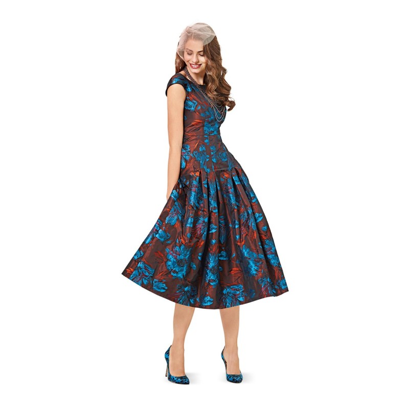 Pattern Midi dress with...