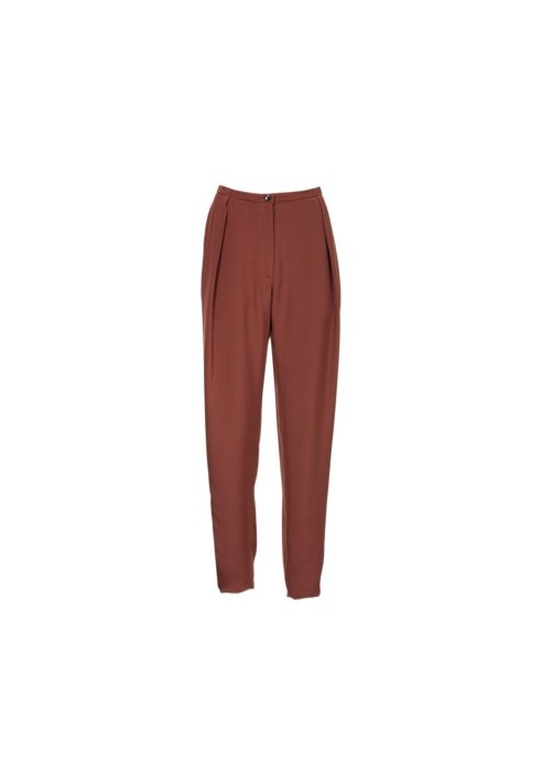 Pattern Pants with a tapered cut made of crepe de chine (Burda 9/2011, pattern number 120 B)