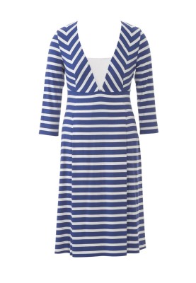 Pattern Dress with a flared silhouette (Burda 5/2015, pattern number 128 A)