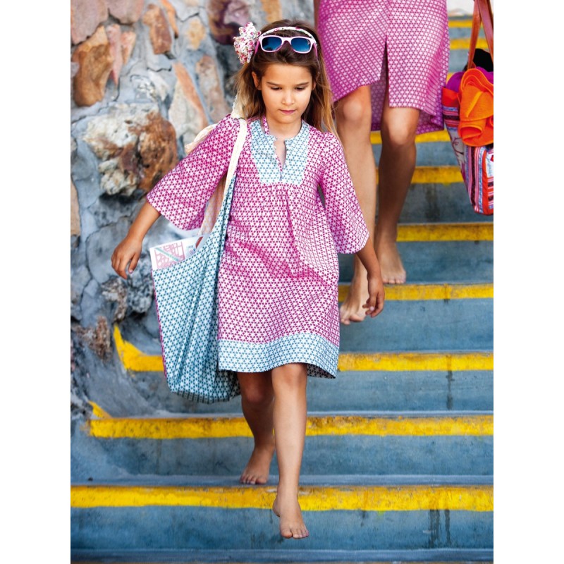 Pattern A-line dress with...