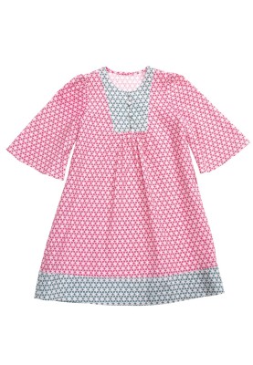 Pattern A-line dress with plastron (Burda 6/2012, pattern number 146)