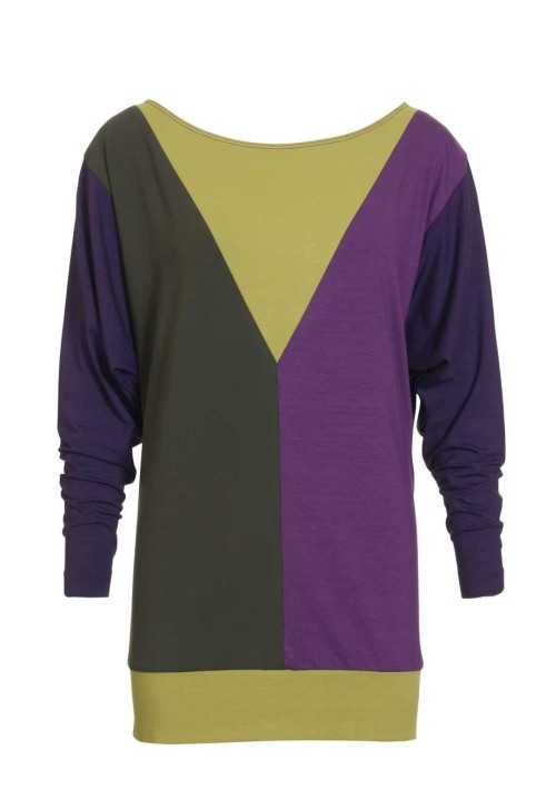 Pattern Color-block straight-cut pullover (Burda 3/2010, pattern number 127)