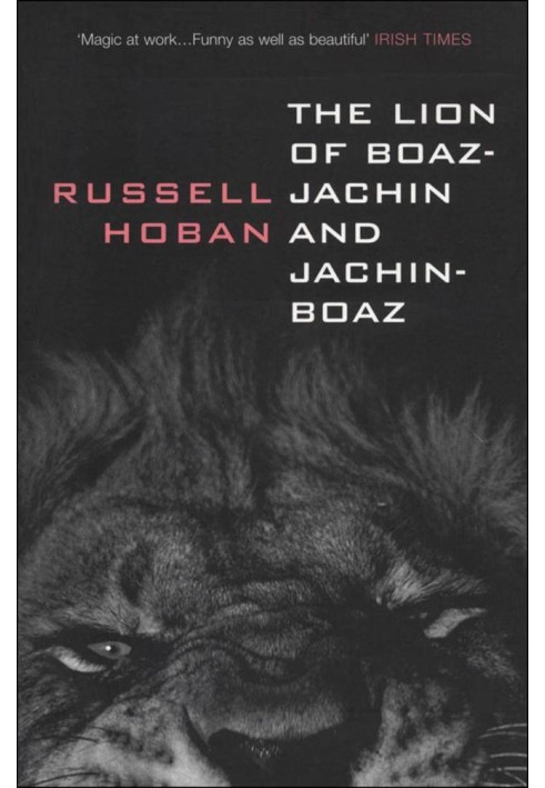 The Lion of Boaz-Jachin and Jachin-Boaz