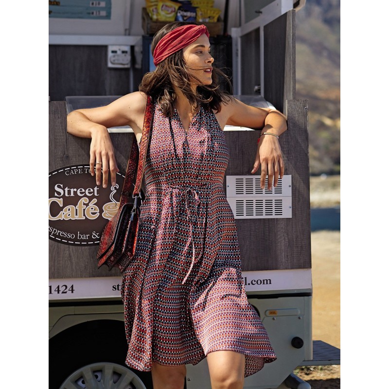 Pattern Cutaway dress with...