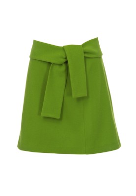 Pattern Mini skirt with a wide belt (Burda 8/2012, pattern number 134)