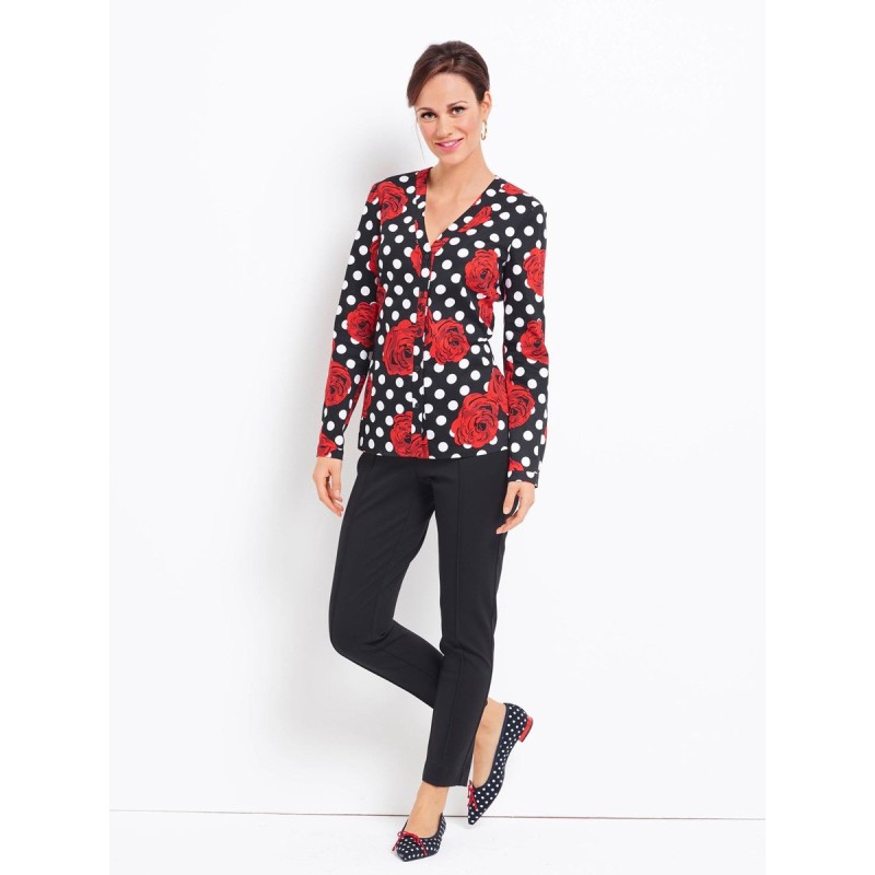 Pattern Blouse-shirt of a...