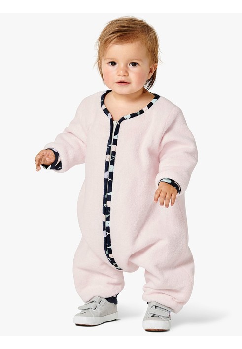 Pattern Knitted overalls with a lowered step seam (Burda 1/2020, pattern number 9298 A)