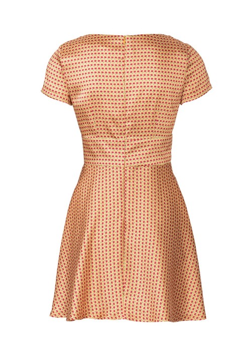 Pattern Empire dress with short sleeves (Burda 1/2020, pattern no. 6205 A)