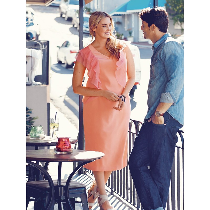 Pattern Sheath dress with...