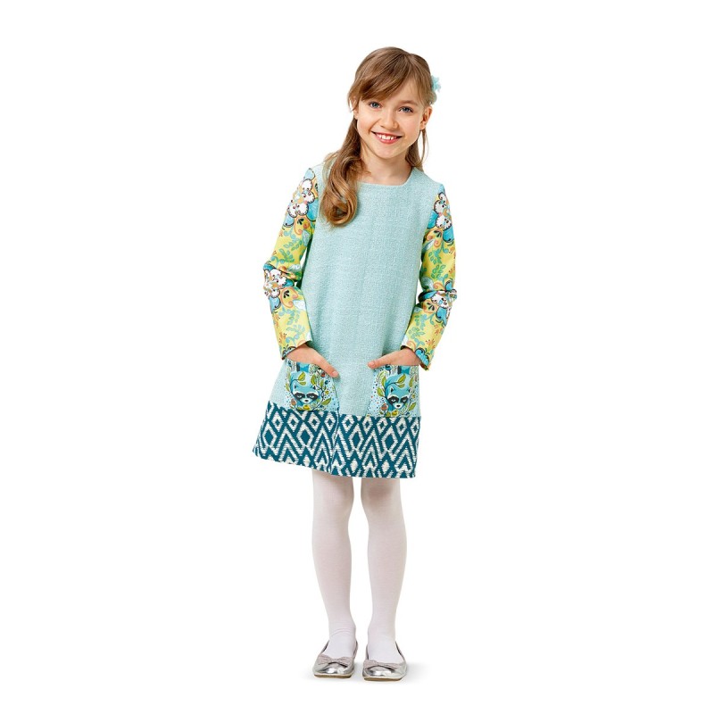 Pattern A-line dress with...