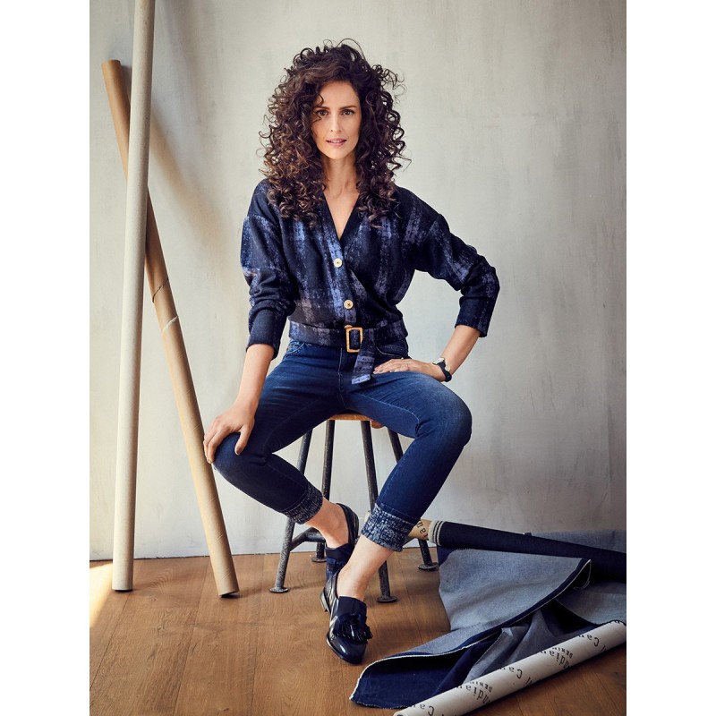 Pattern Short jacket with a...