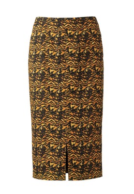 Pattern Pencil skirt with a slit in the front (Burda 8/2019, pattern number 111 A)