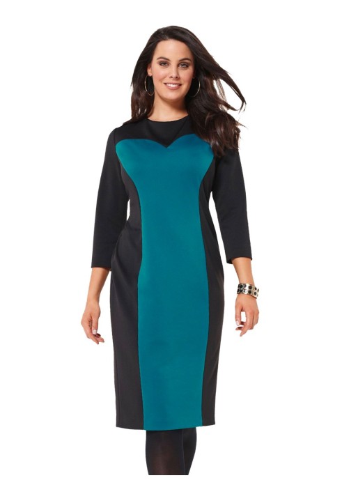 Pattern Evening dress with godet wedges (Burda 2/2014, pattern number 6864 B)