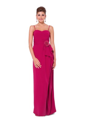 Pattern Bustier evening dress with thin straps (Burda 1/2014, pattern number 6939 B)