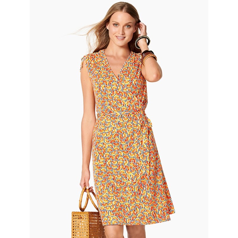 Pattern Knitted dress with...