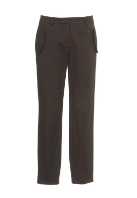 Pattern Pants of straight cut made of elastic twill (Burda 2/2011, pattern number 123 B)