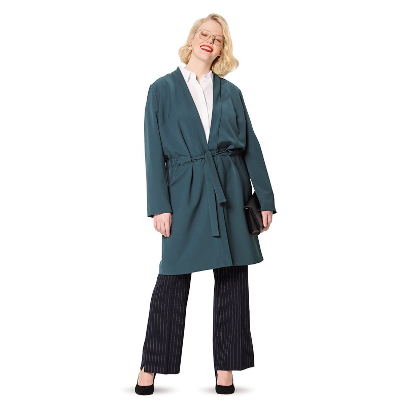 Pattern Half coat without...