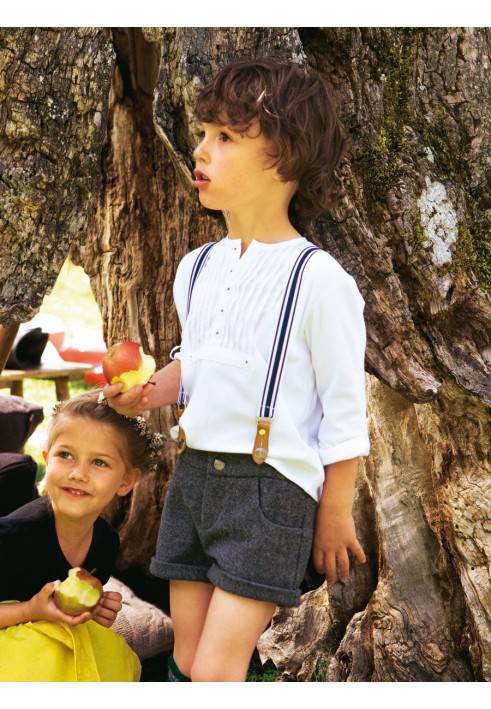 Pattern Shorts with suspenders in the Bavarian style (Burda 9/2011, pattern number 147)