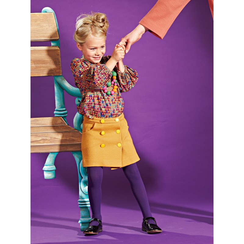 Pattern Mini skirt with a...