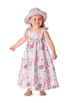 Pattern Long sundress with straps (Burda 1/2014, pattern number 9437 C)