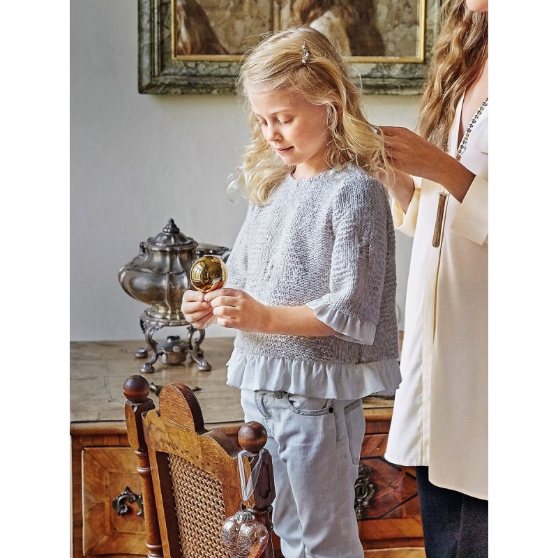 Викрійка Пуловер з оборками...