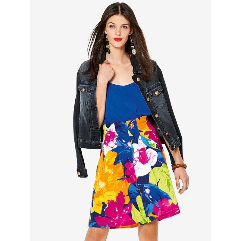 Pattern High rise shorts...