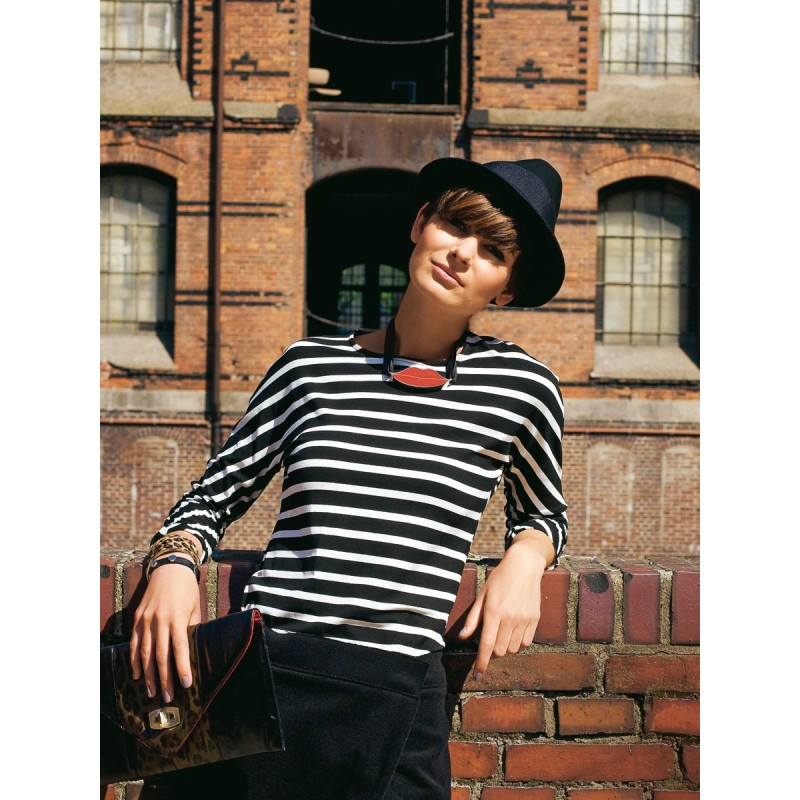 Pattern Striped pullover...