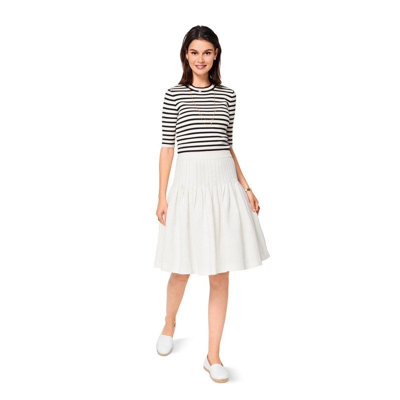 Pattern Skirt of a lush cut...