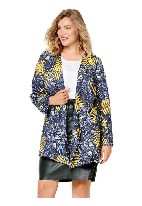 Pattern Jacket of a free cut without a fastener (Burda 1/2020, pattern number 6213 B)