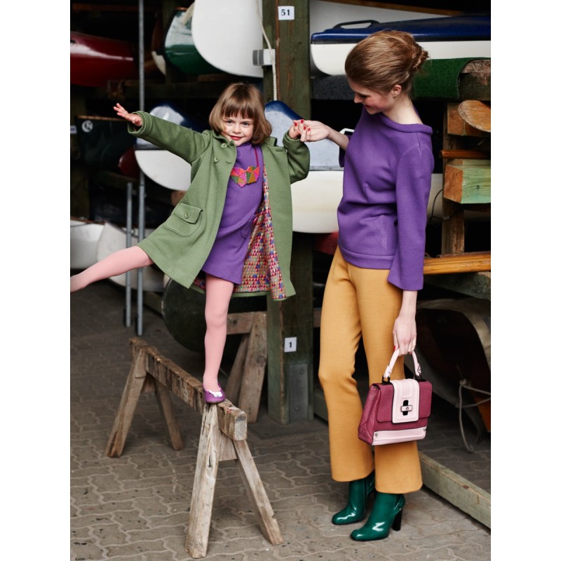 Pattern Flare trousers 7/8...