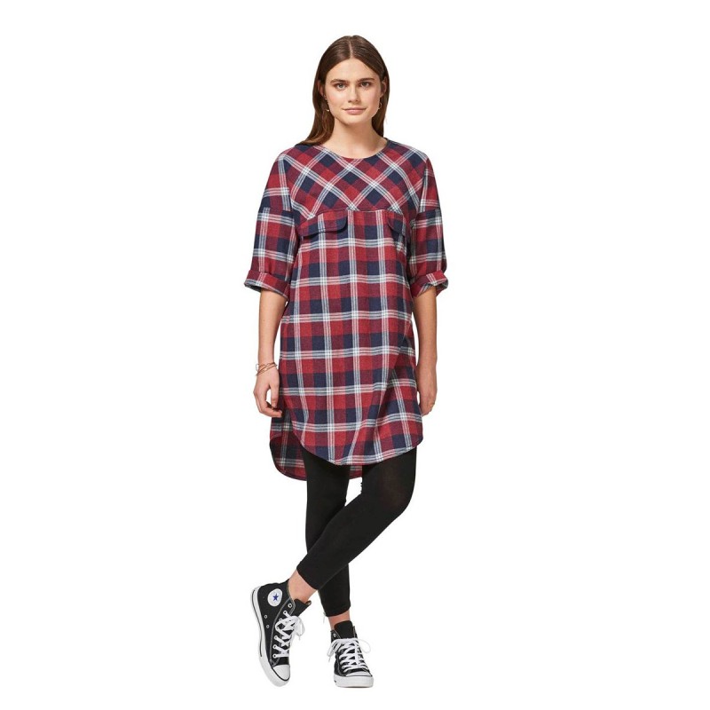 Tunic pattern in oversized...