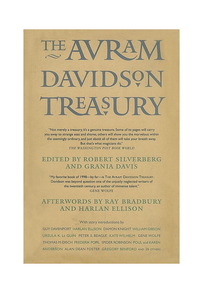 The Avram Davidson Treasury : a tribute collection