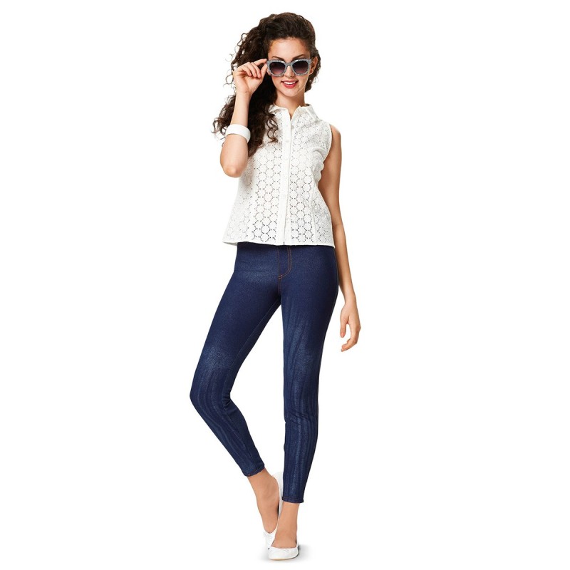 Выкройка Брюки джегинсы...