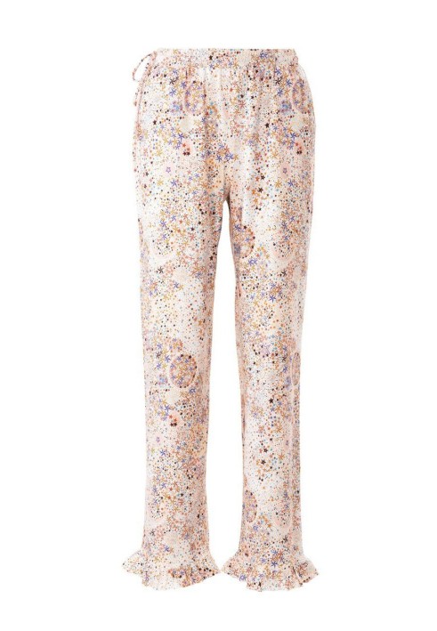 Pattern Pajama pants with frills (Burda 1/2019, pattern number 117)