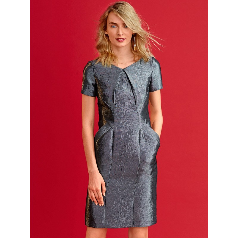 Pattern Sheath dress with...