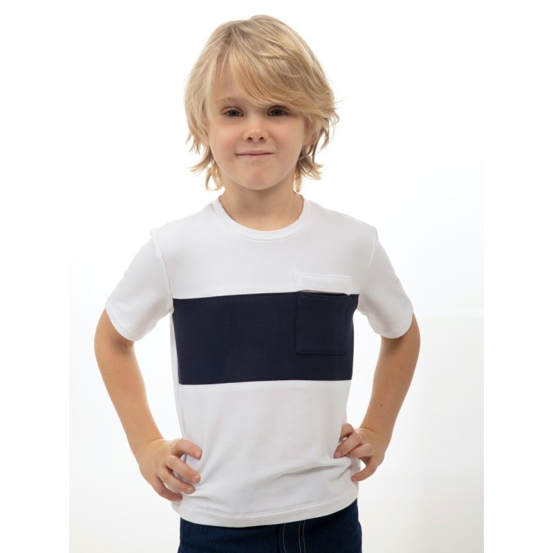 Color Block Short Sleeve...