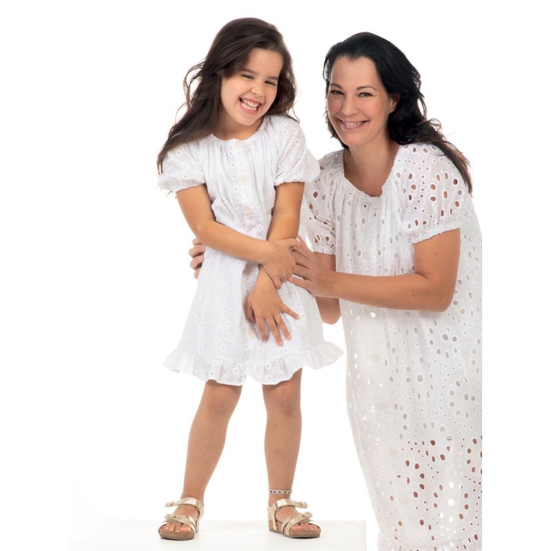 Pattern A-line dress with...