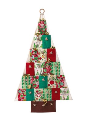 Pattern Christmas tree with decorations (Burda 2/2015, pattern number 6755 ABC)