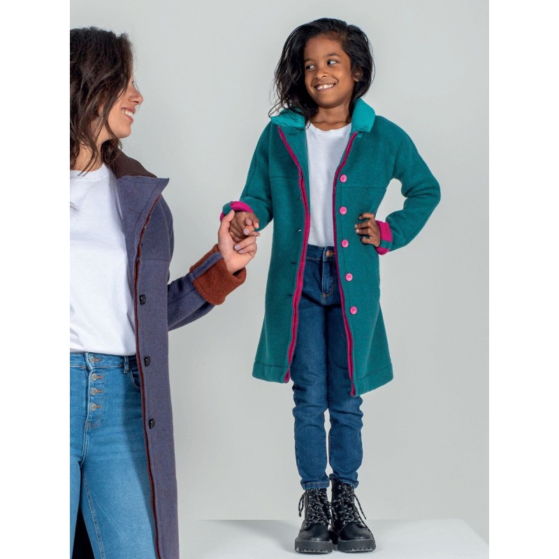 Pattern Unlined coat with...