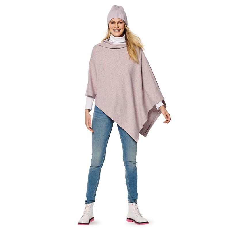 Pattern Knitted poncho cape...