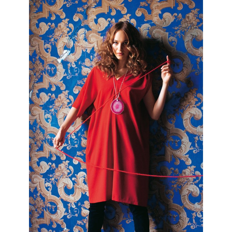 Pattern Tunic dress with a...