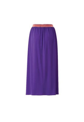 Pattern Midi skirt on an elastic belt (Burda. Sew easily and quickly fall-winter 2018, pattern number 6 B)