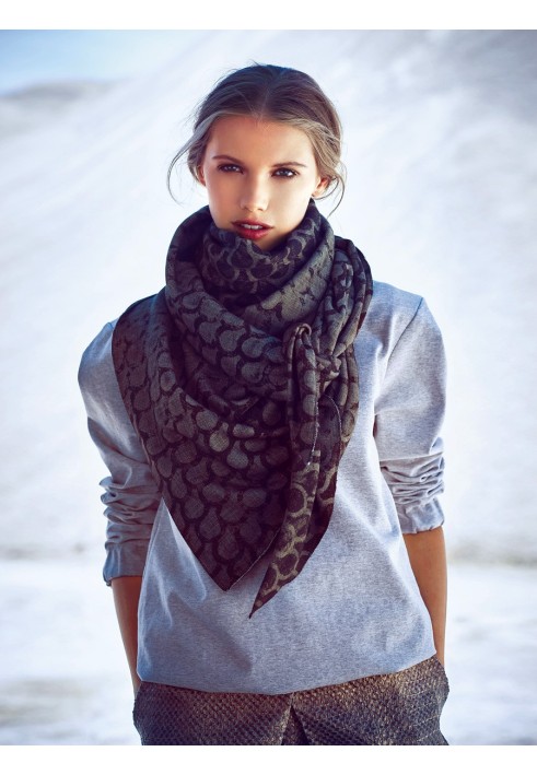 Pattern Knitted scarf (Burda 12/2015, pattern number 114)